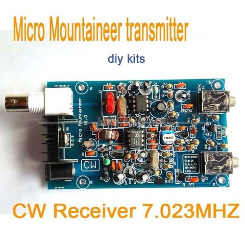 Micro Mountaineer transmitter receiver CW Ham Amateur Shortwave Radio 7.023 MHZ Climber short wave transceiver ► Photo 1/4