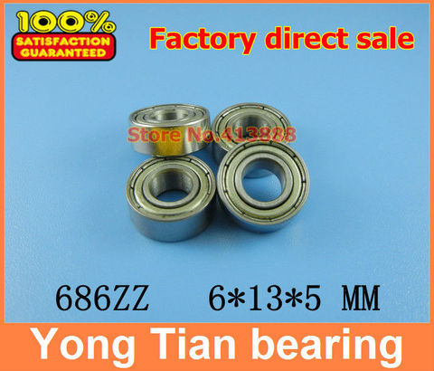 NBZH sale price (1pcs) thin wall deep groove ball bearing 686ZZ  686-2RS S686ZZ S686-2RS 6*13*5 mm ► Photo 1/1