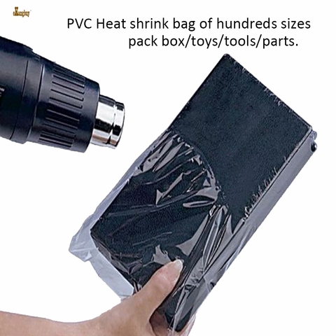 100pcs/lot 47sizes PVC Heat Shrink Wrap storage Bag Retail Seal Packing Bag Clear Plastic Polybag Gift Cosmetics Packaging Pouch ► Photo 1/5