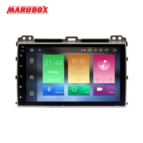 MARUBOX 2 Din Android 8.0 Eight Ocre 4GB RAM For Toyota Prado 120 Land Cruiser 9