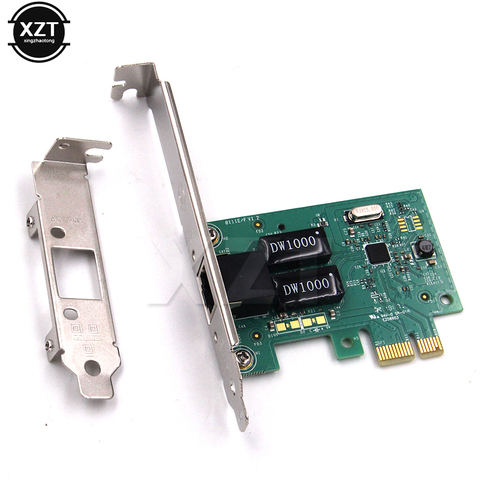 New 1000Mbps Gigabit Ethernet PCI Express PCI-E Network Card 10/100/1000M RJ-45 RJ45 LAN Adapter Converter Network Card Control ► Photo 1/6