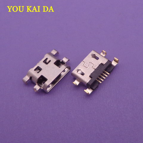 50PCS-200PCS  Micro USB Charging Port Connector Jack socket for Lenovo A708t S890 / for Alcatel 7040N / for HuaWei G7 G7-TL00 ► Photo 1/3