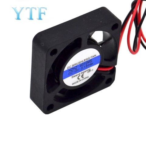 3D printer Micro Cooling Fan 12V 24V Single Ball Oil Bearing Bearing Fan 3010 4010 Ultra Silent Small Fan ► Photo 1/4