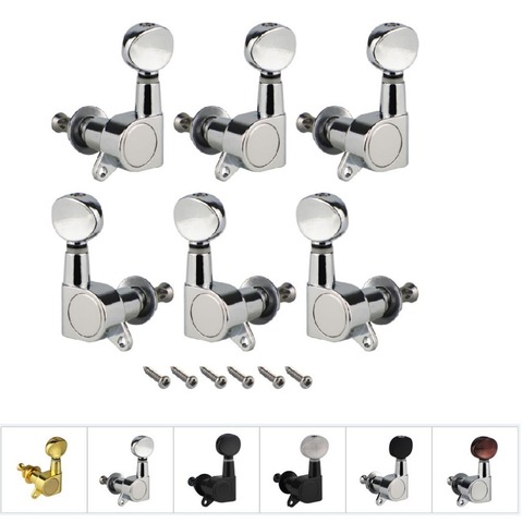 FLEOR 6pcs Electric Guitar String Tuning Keys Pegs Tuners Machine Heads 3L3R/6L/6R Choose Guitar Accessories Parts ► Photo 1/4