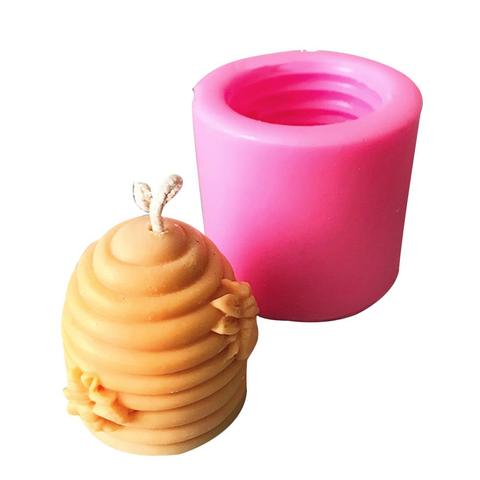 3d Bee Honeycomb Silicone Candle Molds