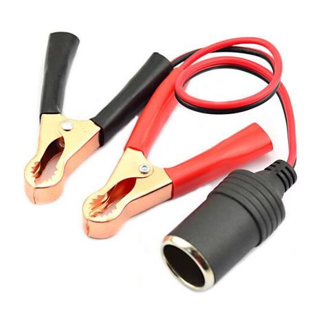 12V Battery Terminal Clip-on Vehicle Car Cigarette Lighter Socket Female Adapter 10A Alligator Clips Extension Cord ► Photo 1/4