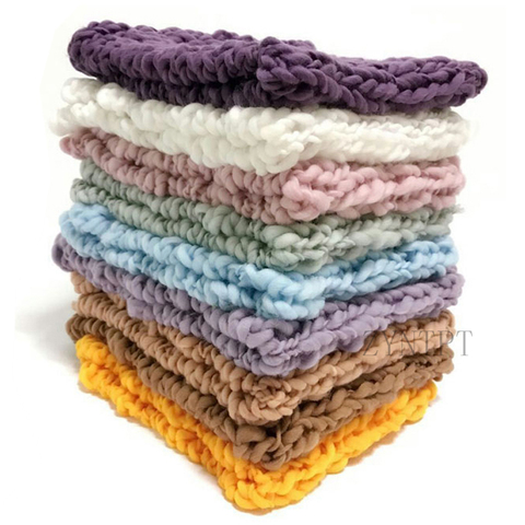 Crochet Wool Blanket Photo Shoot For Newborn Photography Props Baby Photoshoot Studio Flokati Photoshoot Fotografia Accessories ► Photo 1/6