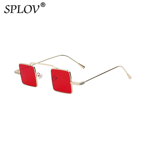Stylish Small Square Metal Steampunk Sunglasses Men Women Vintage Sun Glasses Street Fashion Shades Oculos De Sol UV400 ► Photo 1/6