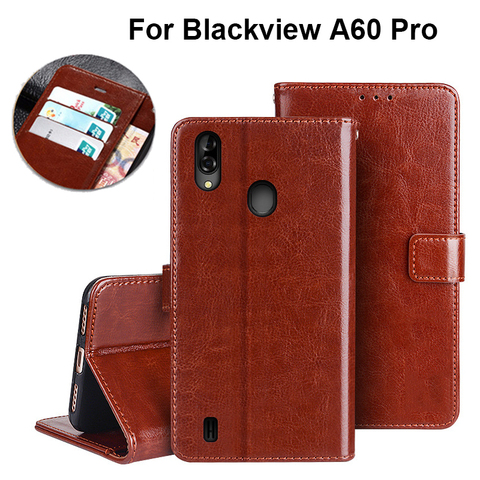 For Blackview A60 A 60 Case Luxury Vintage Flip Wallet Leather Fundas Phone Bag Case for Blackview A 60 A60 Pro Cover Capa Coque ► Photo 1/6