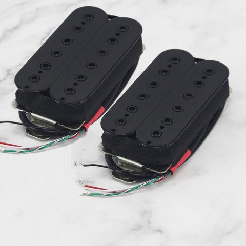 FLEOR Alnico 5 Humbucker Pickup Electric Guitar Pickup Black Neck/Bridge Pickup Choose for Guitar Parts Accessories ► Photo 1/6