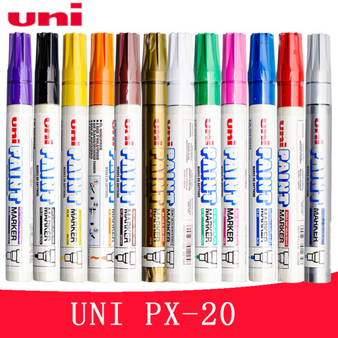 One Piece Mitsubishi px-20 15 Colors Waterproof Car Tyre Tire Tread Rubber Metal permanent Paint Marker Pen ► Photo 1/1