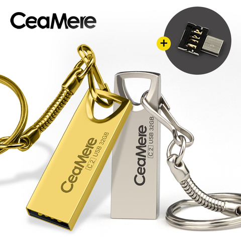 Ceamere C2 USB Flash Drive 8GB/16GB/32GB/64GB Pen Drive Pendrive USB 2.0 Flash Drive Memory stick  USB disk 512MB 256MB ► Photo 1/6