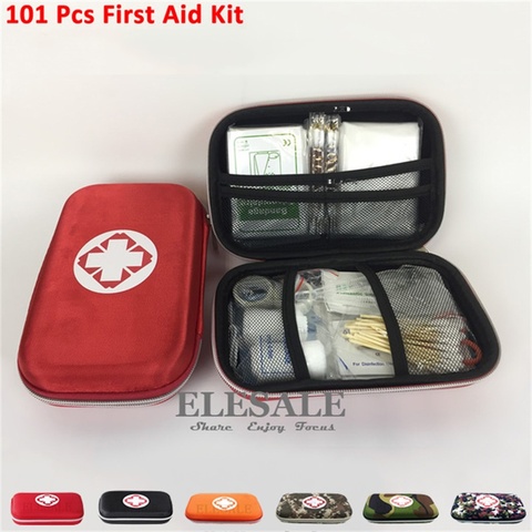 6/Color 101Pcs Person Portable Outdoor Waterproof EVA First Aid Kit For Family Or Camping Travel Emergency Medical Treatment ► Photo 1/6