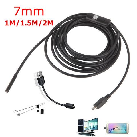 7mm Android Endoscope Camera IP67 Waterproof Support OTG and UVC Smartphone HD Snake Mini Usb Endoscope Car / PCB Inspection ► Photo 1/6