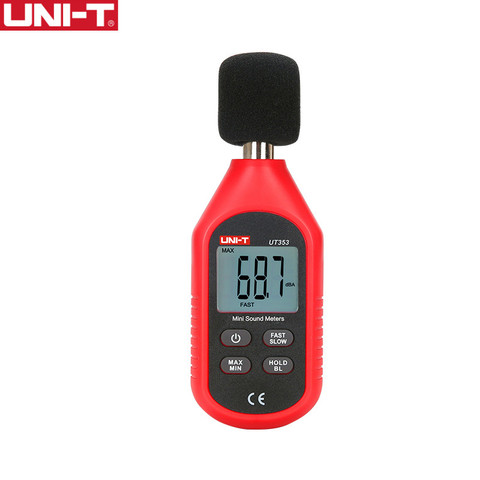 UNI-T UT353 Noise Measuring Instrument db Meter 30~130dB Mini Audio Sound Level Meter Decibel Monitor ► Photo 1/6