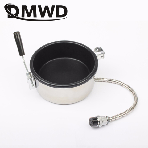 DMWD Commercial 8oz Hot Air Oil Popcorn Maker Heating Pot Hand-cranked 8 ounce Electric Popcorn Machine Accessories Parts 25mm ► Photo 1/3