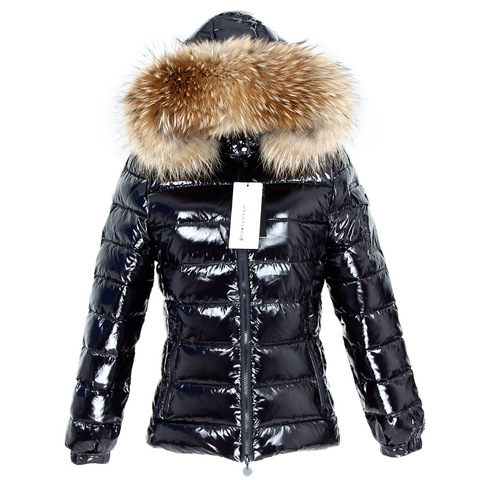 Winter Jacket Women Real Fur Coat Parkas Duck Down Lining Coat Real Raccoon Fur Collar Warm Black Streetwear ► Photo 1/6