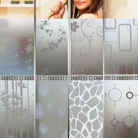2M x 45CM Window Door Privacy Film Room Bathroom Home Glass Sticker PVC Frosted ► Photo 1/6