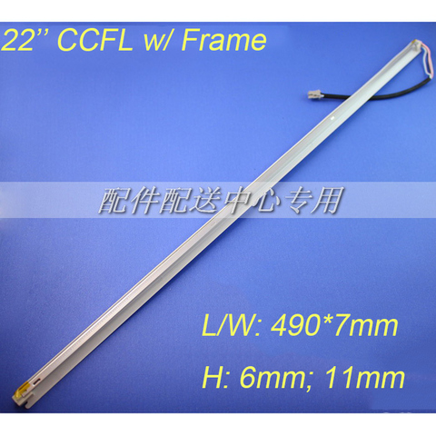 10 pcs x 22 inch wide CCFL Lamps for LCD Monitor Screen  Panel w/ Frame  Backlight Assembly Double lamps 490mm*7mm Free Shipping ► Photo 1/4