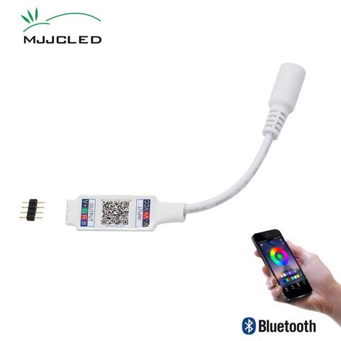 Wifi Mini RGB Bluetooth Controller DC 5V 12V 24V Mini Music Bluetooth Controller Light Strip Controller For RGB RGBW LED Strip ► Photo 1/1