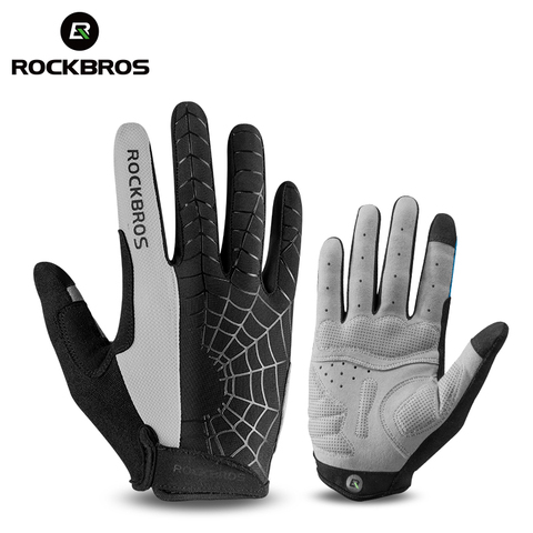 ROCKBROS Windproof Cycling Gloves Bicycle Touch Screen Riding MTB Bike Glove Thermal Warm Motorcycle Winter Autumn Bike Clothing ► Photo 1/6