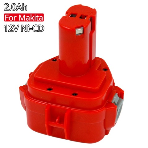 PA12 Cordless Drills Replacement Batteries 12V 2A Ni-Cd for Makita 12V battery 1220 1222 1234 1233 1235 Power Tools 6271D 6227D ► Photo 1/6