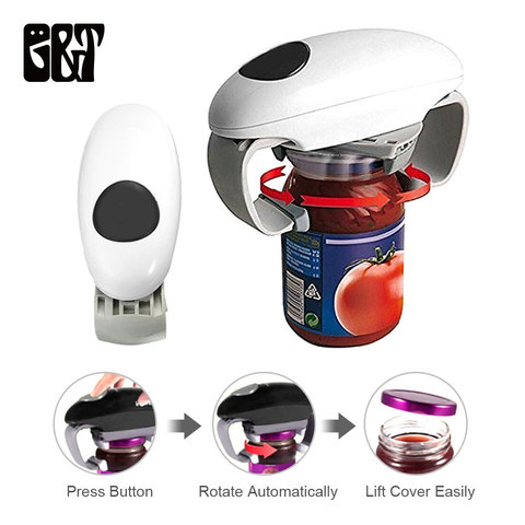 New Hands-free Electric Automatic Electric Can Tin Jar Opener One