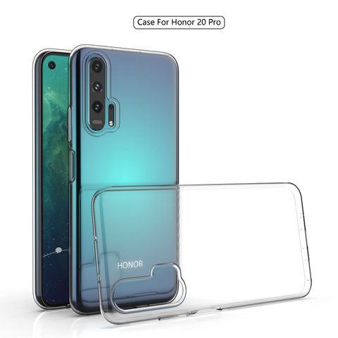 Ultra-thin transparent Soft TPU case For Huawei Honor 20 Pro slim Protective back cover for huawei honor 20 20pro honor20 shell ► Photo 1/6