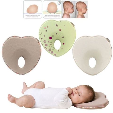Newborn Baby Anti-roll Pillow Sleeping Prevent Flat Head Neck Support Pillow Z 