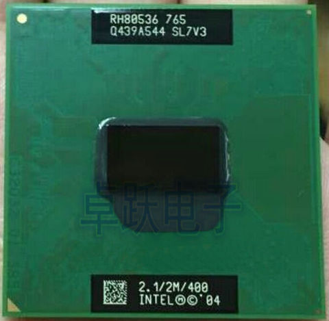 Intel PM765 CPU notebook Pentium M Processor 2.1GHz/2M PM 765 CPU PGA Original Support 855 Motherboard chip Free shipping ► Photo 1/1