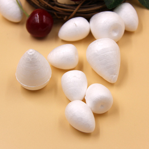 50PCS DIY Craft White Drop Flower Stamen Modelling Polystyrene Styrofoam Foam Balls For Christmas Wedding Party Gifts Decoration ► Photo 1/6