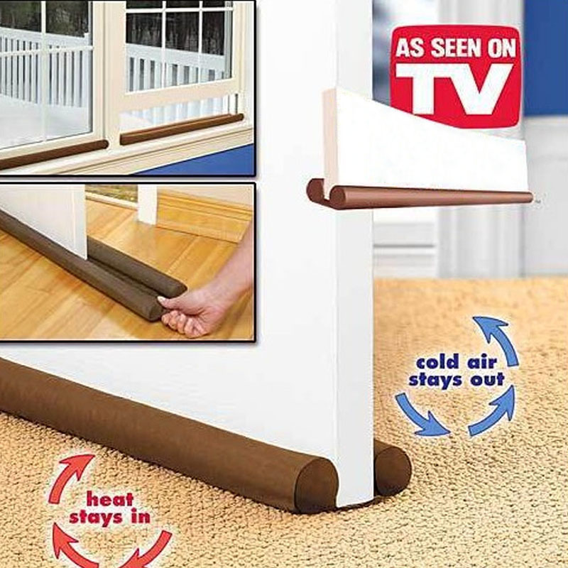 Dual Draft Guard Air Stopper Twin Double Draught Excluder Insulator Window Door 