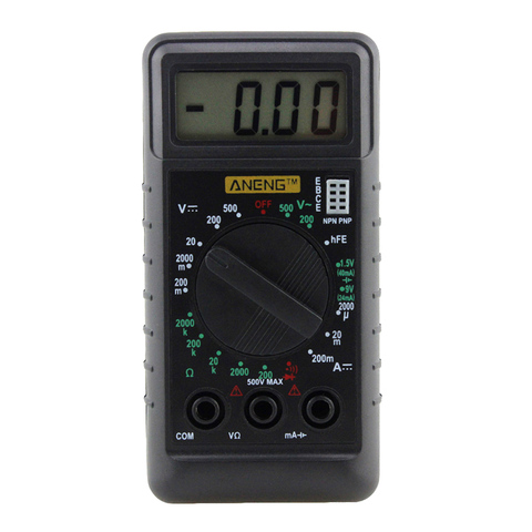 Handheld Mini Pocket DMM Digital Multimeter Volt Amp OHM Tester Meter AC/DC Voltmeter Ammeter with Buzzer ► Photo 1/6