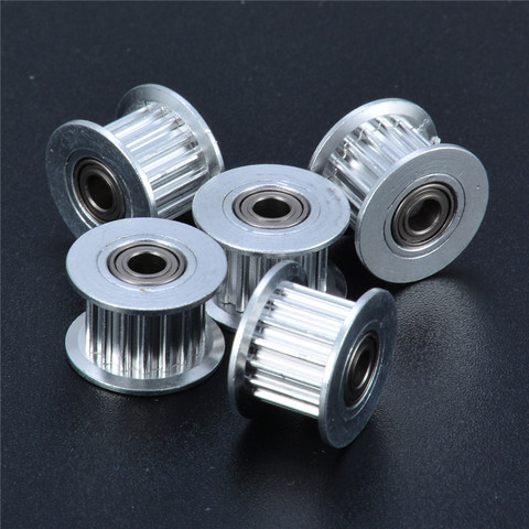 Mayitr 5pcs GT2 16T Timing Pulley With 3mm Bore Bearing For 6mm Belt 3D Printer Reprap ► Photo 1/5