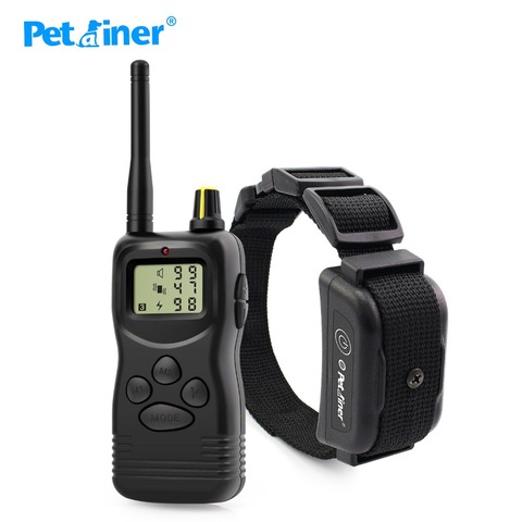 Petrainer 900B-1 Rechargeable and Waterproof Remote 1000m Electric Dog Trining Collars  Vibrate & Electric Shock Collar For Dogs ► Photo 1/6