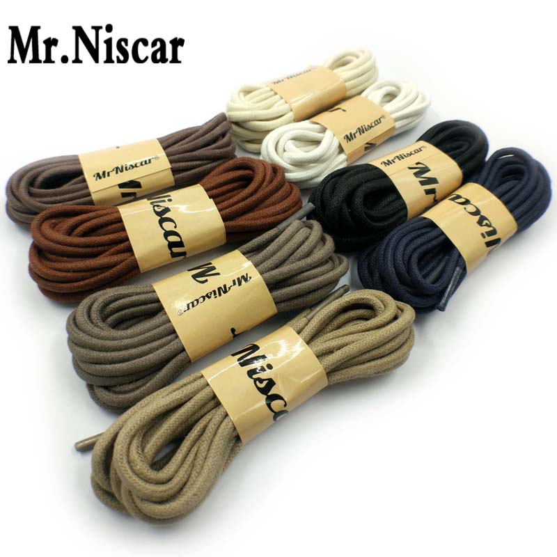 Round Waxed Shoelaces Shoe Laces Cord Leather Dress Shoes Boots Laces Strings 