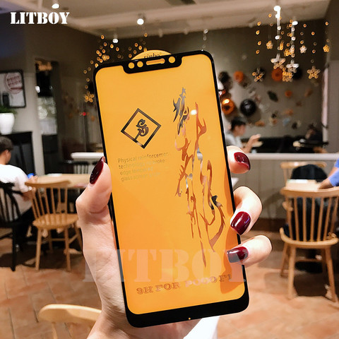 6D Premium Tempered Glass For Xiaomi Pocophone F1 Redmi 6 Pro A1 A2 Protective Glass For Xiaomi Redmi Note 6 Screen Protector ► Photo 1/6