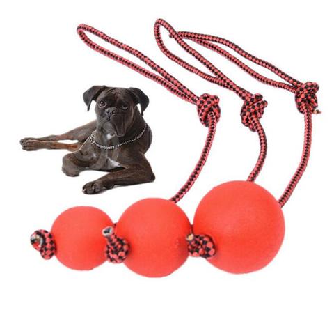 Dog Toys For Large Dogs Toy Rubber Molar Teeth Bite Train Solid Bite-resistant elastic Non-toxic Odorless Pet Ball Toy ► Photo 1/4