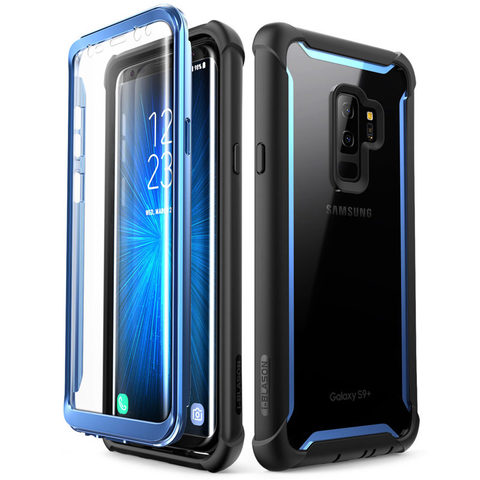For Samsung Galaxy S9 Plus Case 2022 Release i-Blason Ares Full-Body Rugged Clear Bumper Case with Built-in Screen Protector ► Photo 1/6