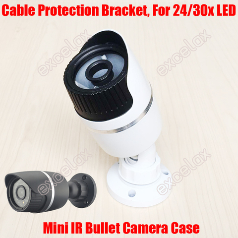 Cable Protection Bracket Mini Waterproof IR Bullet Camera Case Aluminum CCTV Tube Casing IP66 Outdoor for 24pcs 30pcs LED Board ► Photo 1/1