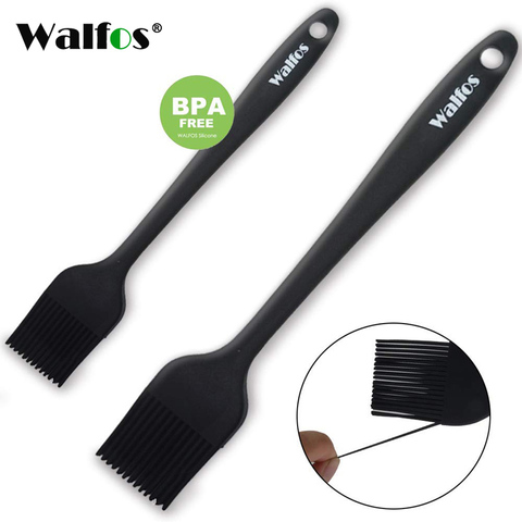 WALFOS 2 pieces/set food grade Silicone oil brush for grill BBQ Barbecue Cooking Pastry Brushes baking Tool ► Photo 1/6
