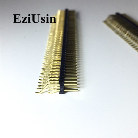 2.54mm Single Double Row Male 40P PCB Board Horizontal Pin Header Connector Pinheader Lying SMT 1*40p 2*40p For Arduino ► Photo 1/5
