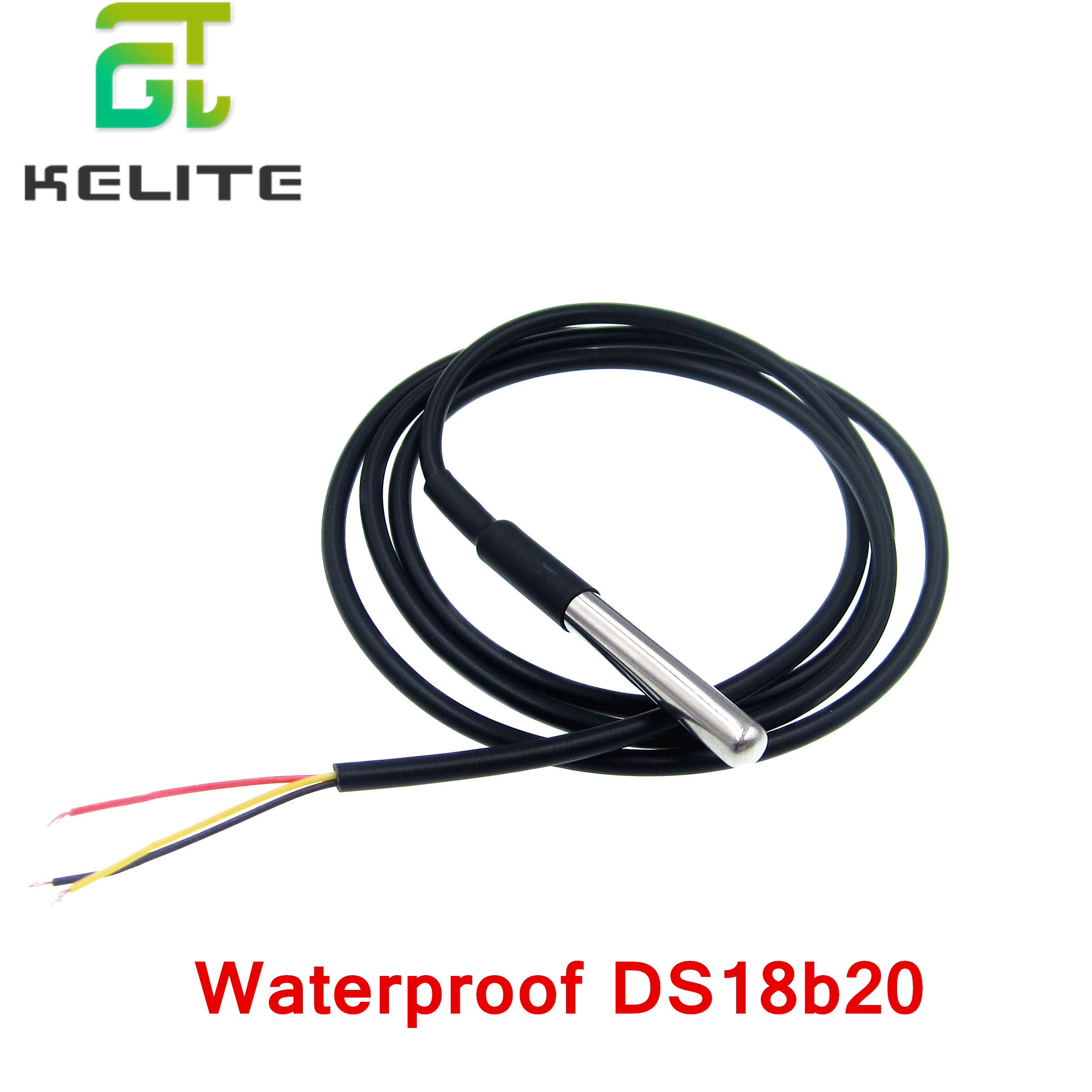 DS18B20 Waterproof Digital Temperature Sensor Probe 2 Meter