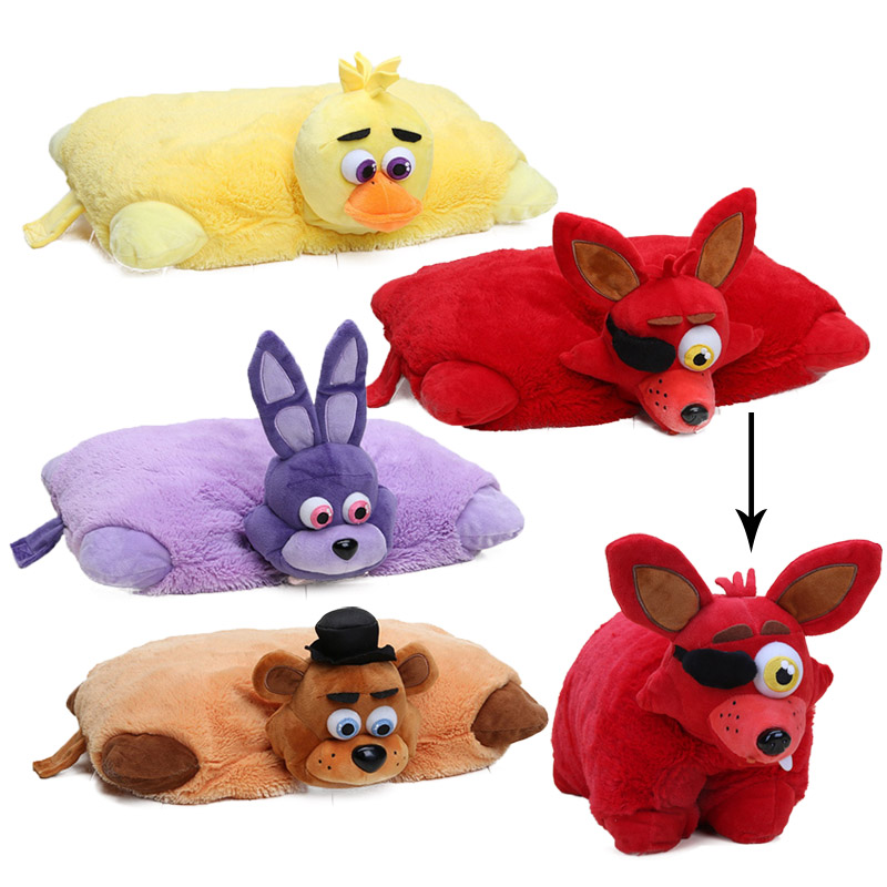 43cm Game Five Nights At Freddy's Plush Warm Pillow Golden Fazbear FNAF  Plush Toys Family Bolster Toys Gifts