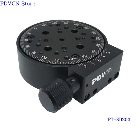 PT-SD203 R Axis 360 degree Manual Rotary Stage 100mm Manual Rotation Stage rotating platform rotary stage, ► Photo 1/6