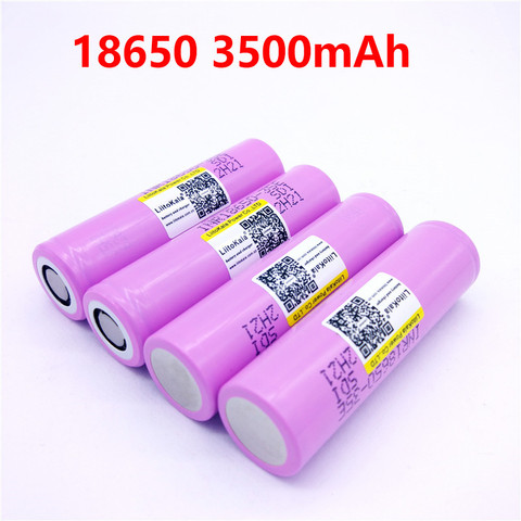 liitokala 18650 3500mAh 13A discharge INR18650 35E INR18650-35E 18650 battery Li-ion 3.7v rechargable Battery ► Photo 1/4