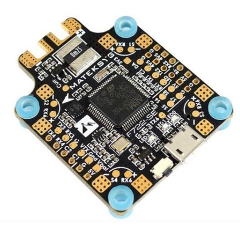 MATEK FC F722-SE Flight Controller with PDB OSD 5V/2A BEC for FPV RC Racing Quadcopter drone parts ► Photo 1/3