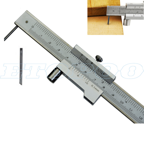 0-200MM Parallel ruler crossed caliper cursor marking stainless steel caliper Carbide needle marking crossed vernier caliper ► Photo 1/6