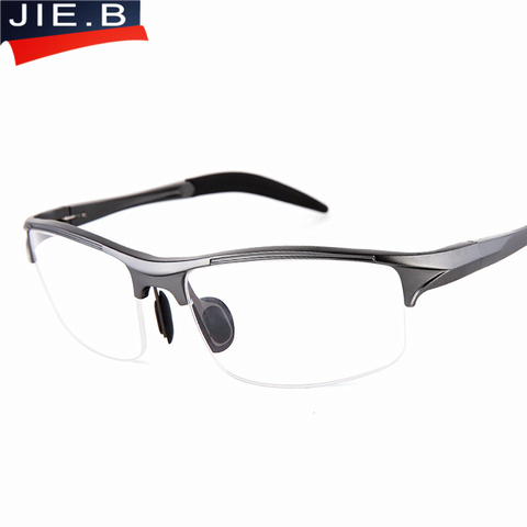 High Quality Aluminum Magnesium Frame Glasses Men Clear Eye Glasses Frames For Male Degree Spectacles Prescription Eyewear Retro ► Photo 1/5