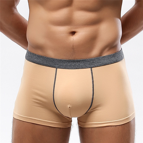 Brand Calvin Boxer Mens Underwear Men Cotton Underpants Male pure men panties shorts  Sexy 3D U Cueca solid calsoncillos hombre ► Photo 1/6